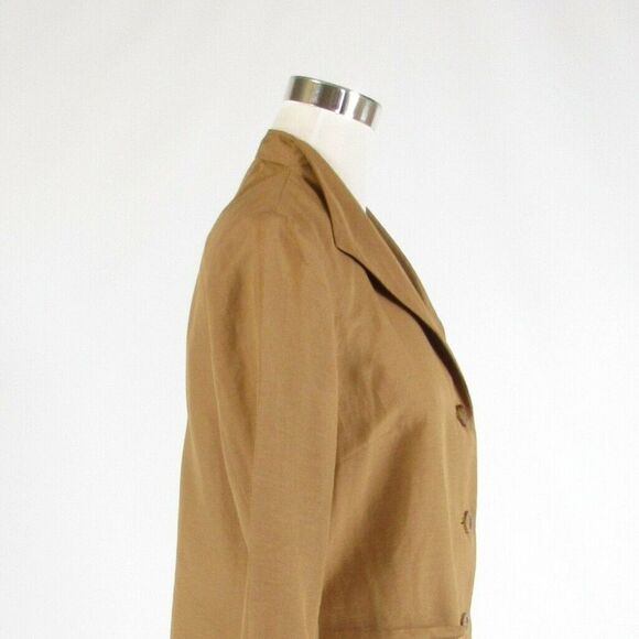 Doncaster beige button front coat 6 - Picture 6 of 8